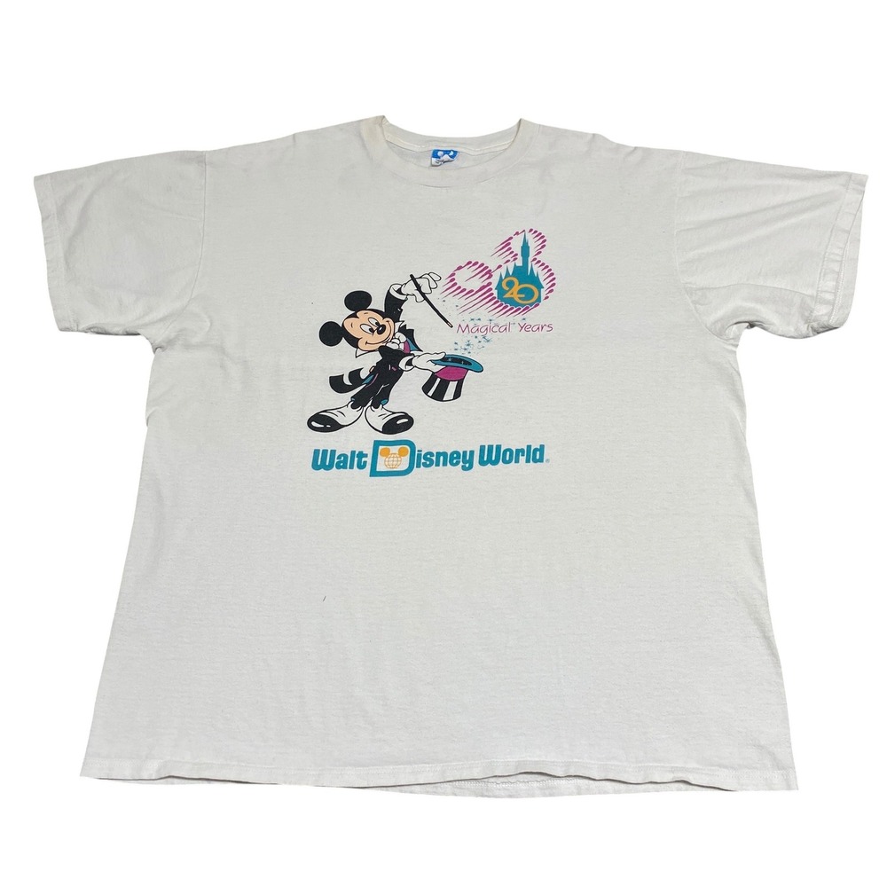 Vintage 1986 Walt Disney World 15 Magical Years Mickey T-Shirt